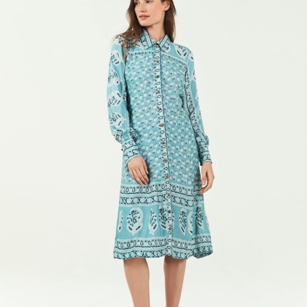 Faherty Brand Pippa Shirt Dress